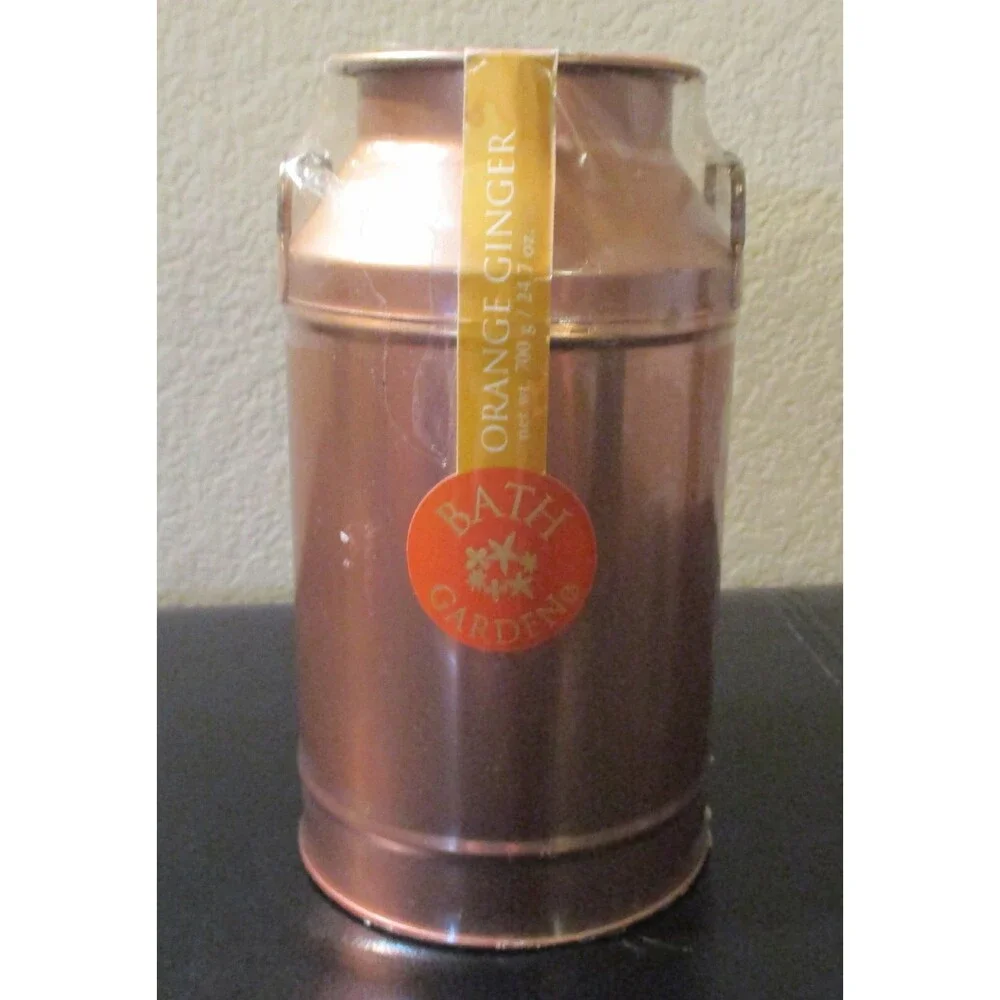 Polardreams Bath Salts Orange & Ginger In Decorative Copper Milk Can Container